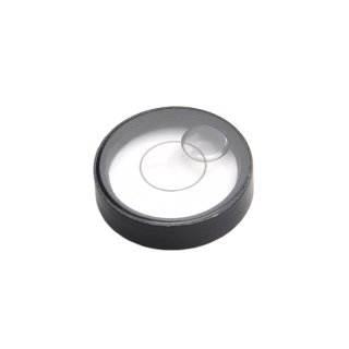 Dosenlibelle in Kunststofffassung; Durchmesser 20-43 mm; Empfindlichkeit 15 mm/m 