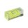 Square Section Acrylic Spirit Level Vial 53 32x12x12mm, Green-Yellow Filling
