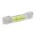 Square Section Screw On Acrylic Spirit Level Vial 50 97,5x16x16,5mm, Green-Yellow Filling