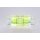Röhrenlibelle Acrylglas 36 60x15x15mm, quaderförmig, 2x Bohrloch 4mm aufschraubbar, grüngelbe Füllung