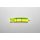 Bent Glass Vial 35 +/-5 35x7mm, 2 Black Markings, Yellow/Green Liquid